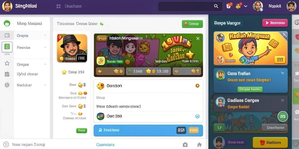 Fitur hadiah menarik untuk setiap pencapaian.