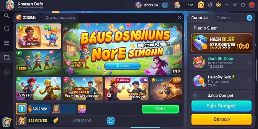 Tampilan karakter yang berbeda dan unik dalam game.