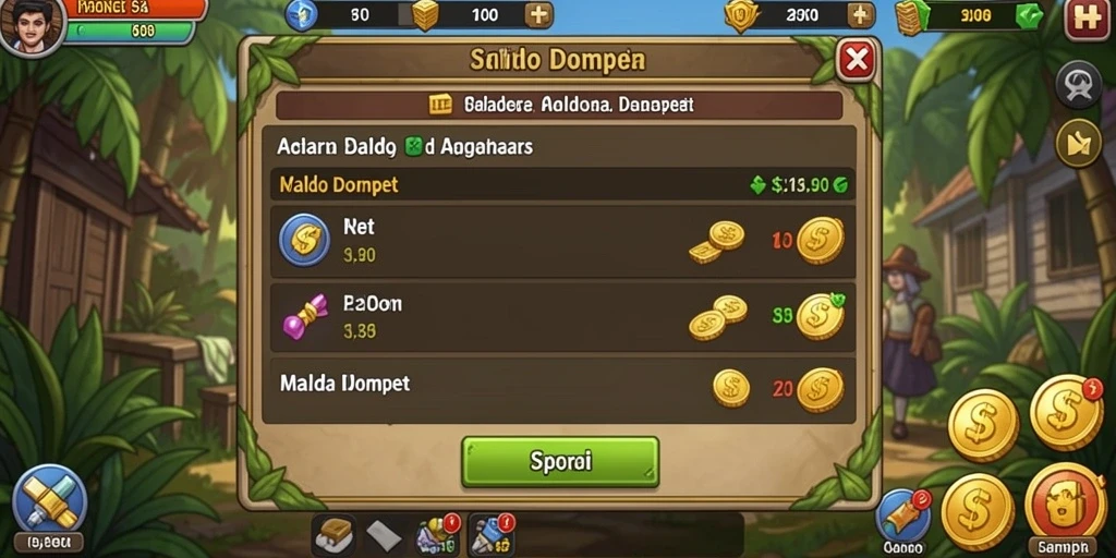 Screenshot menggambarkan salah satu level dengan grafis yang menawan.